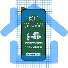 Керамическая пленка (стекло) для Iphone 13 / 13 Pro черный