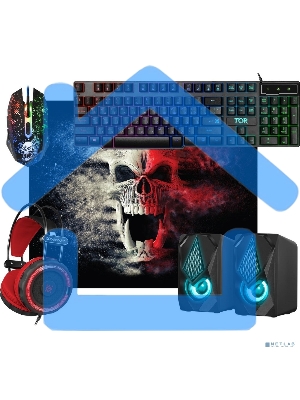 Игровой комплект Defender Tor MHP-127 мышь+клав.+гарн.+ков.+колонка