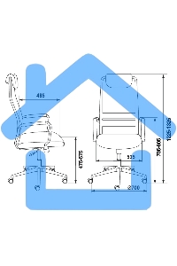Кресло руководителя Бюрократ KB-9N/BLACK черный TW-01 TW-11 сетка крестовина хром