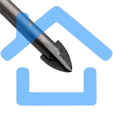 Сверло по стеклу и керамике 12 мм 4 грани шестигранный хвостовик Kranz