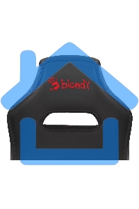 Кресло игровое A4Tech Bloody GC-200, черный, эко.кожа, крестовина пластик