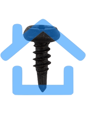 Саморез для металлических конструкций KRANZ сверло 3,5х9,5, пакет (1000 шт/уп)