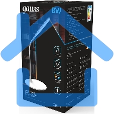 Светильник Gauss GT5021 настольный на подставке белый 8Вт