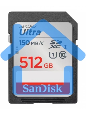 Флеш карта SANDISK SDXC 512Gb UHS-I SDSDUNC-512G-GN6IN
