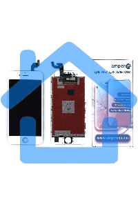 Дисплей Amperin для Apple iPhone 6S в сборе с тачскрином (IPS), белый