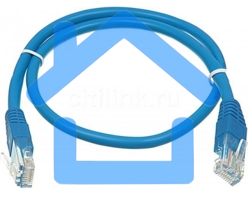 Патч-корд molded 5E Copper 0.5m blue