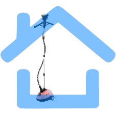 Отпариватель Centek CT-2375 розовый/черный