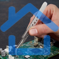 Пинцет изогнутый, узкий 120 мм Airy (блистер) Rexant