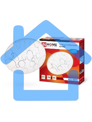 Светильник светодиодный DECO ОРИОН 24Вт 230В 4000К 1560лм 300мм IN HOME 4690612021973