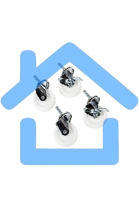 Комплект роликов ЦМО СТК-ШТК-Э-50 дл.87.5мм шир.45мм выс.132.5мм (упак.:4шт)