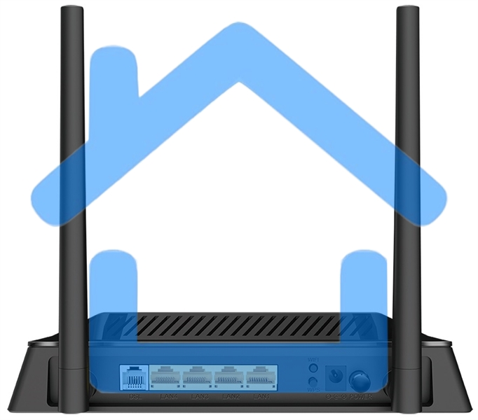 Беспроводной маршрутизатор D-Link DSL-224/R1A VDSL2 с поддержкой ADSL2+