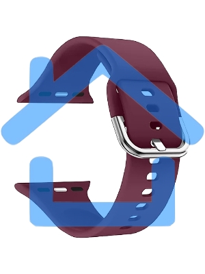 Силиконовый ремешок для Apple Watch 38/40 мм LYAMBDA AVIOR DSJ-17-40-WR Wine red