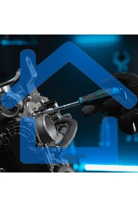 Набор инструментов 76 предметов, 120 зубьев, CrV1/4, 1/2