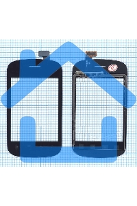 Сенсорное стекло (тачскрин) для Fly IQ235 Uno, черное