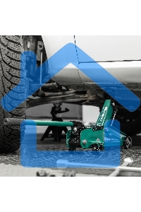 Домкрат гидравлический подкатной, Сибртех 2 т, 135-320 мм, в пласт. кейсе