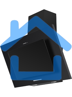 Вытяжка наклонная HOMSair BELL 50 черная, 50 см, 650 куб. м/ч, 47 дБ