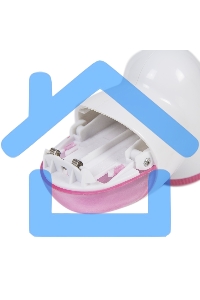 Машинка для удаления катышков Galaxy LINE GL 6301, белый c розовым, питание: 2 батарейки 