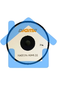 Кабель аудио-видео Digma HDMI 2.0 AOC HDMI (m)/HDMI (m) 30м. позолоченные контакты черный