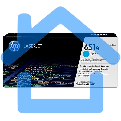 Картридж лазерный HP CE341A голубой LaserJet 700 Color MFP 775 16000стр.