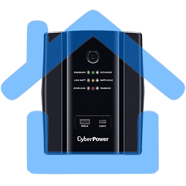 Источник бесперебойного питания CYBERPOWER 1320 Вт 2200 ВА LineInteractive Количество фаз 1 phase UT2200EIG