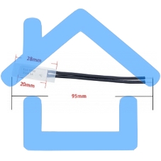 Термостат биметаллический KSD9700 5А/65 С нормально разомкнутый