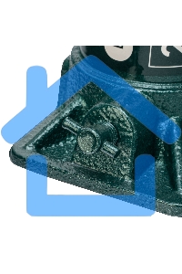 Домкрат гидравлический бутылочный Сибртех 2 т, 150-280 мм, в пласт. кейсе