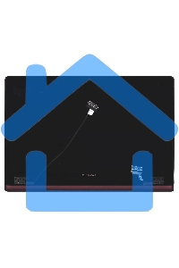 Крышка для Asus UX391 FHD красная с тачскрином