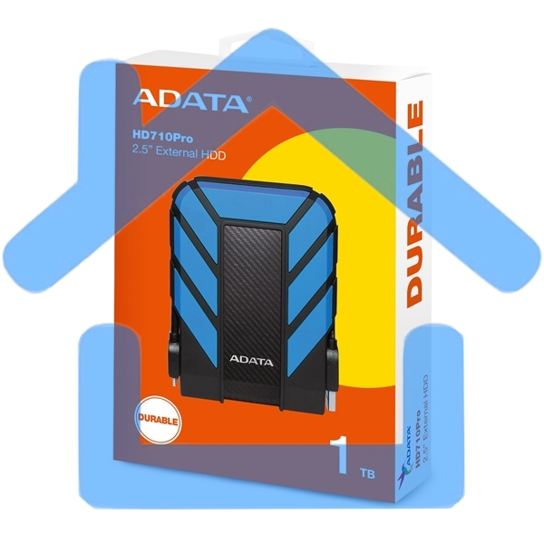 Внешний жесткий диск ADATA USB 3.1 1Tb AHD710-1TU3-CBL HD710P DashDrive Durable (5400rpm) 2.5