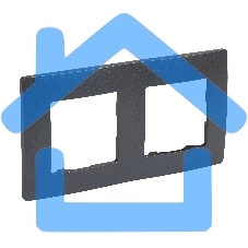 Рамка 2поста антрацит ETIKA Рамка 2поста антрацит