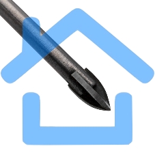 Сверло по стеклу и керамике 4 мм 4 грани шестигранный хвостовик Kranz