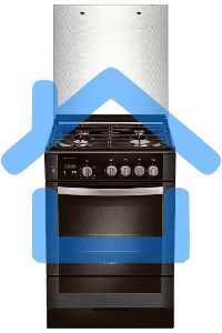 Плита газовая Gefest ПГ 6300-03 0047 коричневый, конфорок 4 шт, духовка 52 л, 60 см x 85 см x 60 см