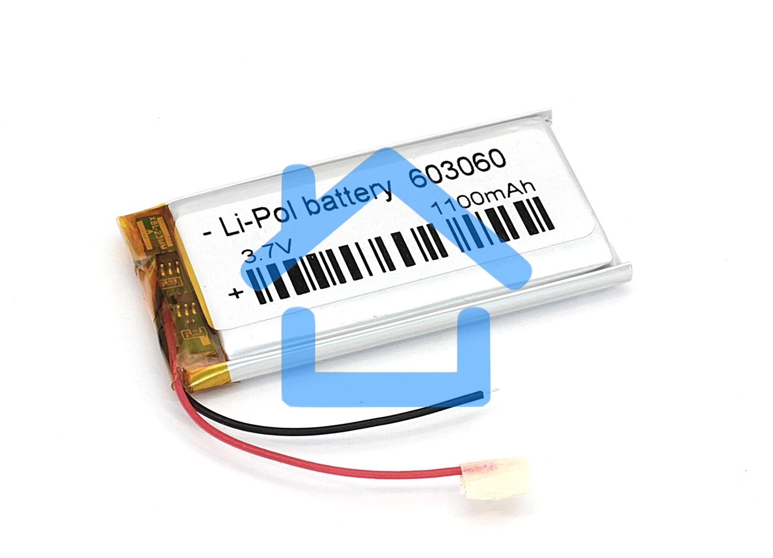 Аккумулятор Li-Pol (батарея) 6*30*60мм 2pin 3.7V/1100mAh