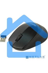 Мышь беспроводная Logitech M330 SILENT PLUS черный, 1000 dpi, радиоканал, USB, кнопки - 3
