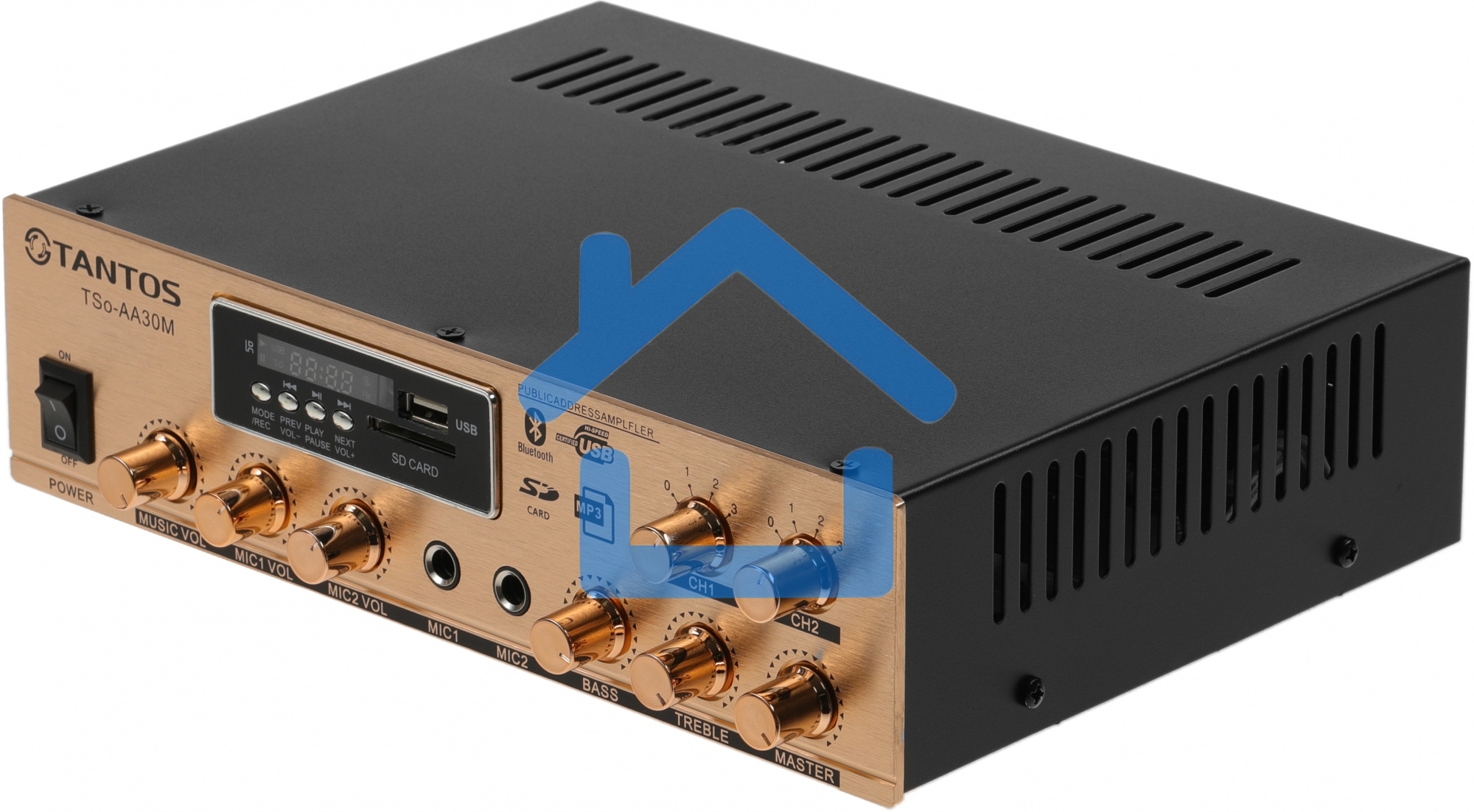 Усилитель Tantos TSo-AA30M выход 100Вт / 30Вт (00-00025068)