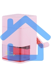 Точилка для карандашей механическая Deli ER10604 Macaron, 1 отверстие, пластик, ассорти