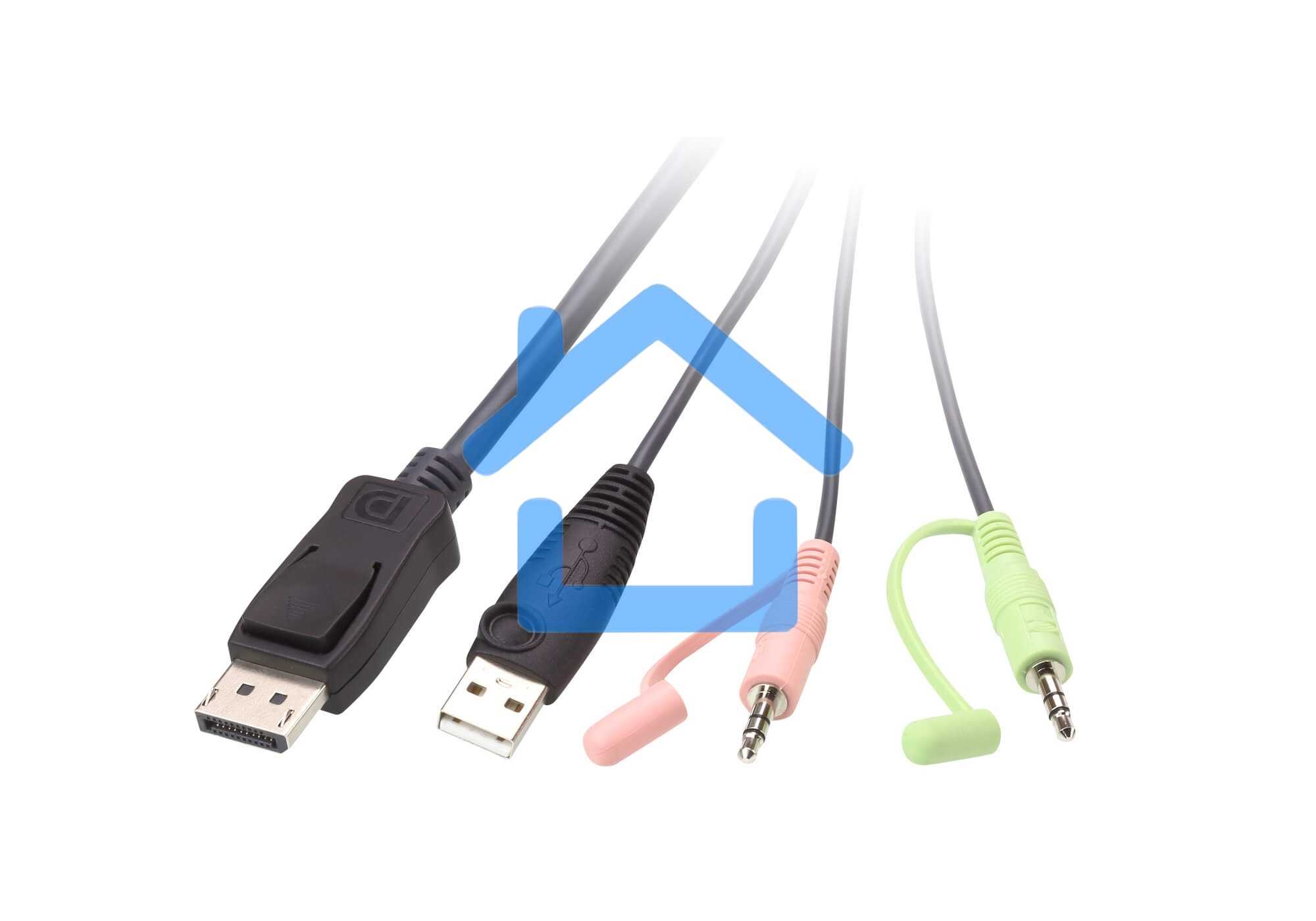 Переключатель ATEN 2 PORT USB DP KVM SWITCH.