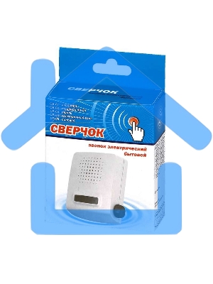 Звонок проводной Сверчок тройной ди-до регул. громкости 220В 80-90дБА бел. Тритон СВ-02Р