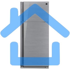 Холодильник Sharp SJ-XP59PGSL серебристый двухкамерный 430/148 л морозилка сверху