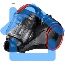 Пылесос Samsung VC15K4116VR/EV красный/черный, 390/1500 Вт, уборка сухая, пылесборник контейнер 1.3 л