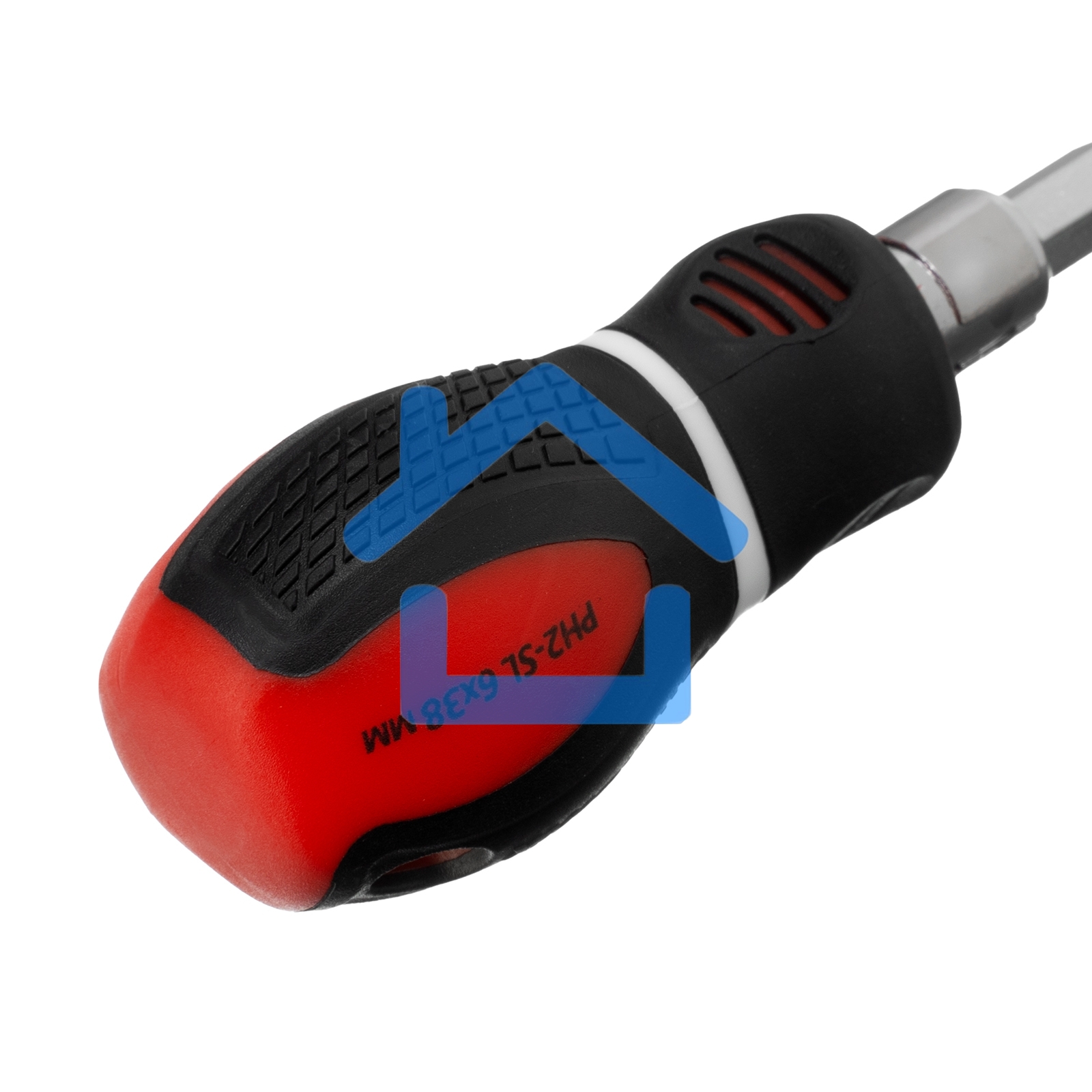 Отвертка комбинированная, SL6,0 / PH2 х 38 мм, CrV, двухкомп. рукоятка Matrix