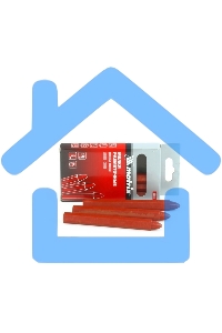 Мелки Matrix разметочные восковые красные, 120 мм, коробка 6шт