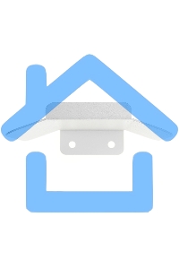 Держатель для наушников, настенный, белый Rexant