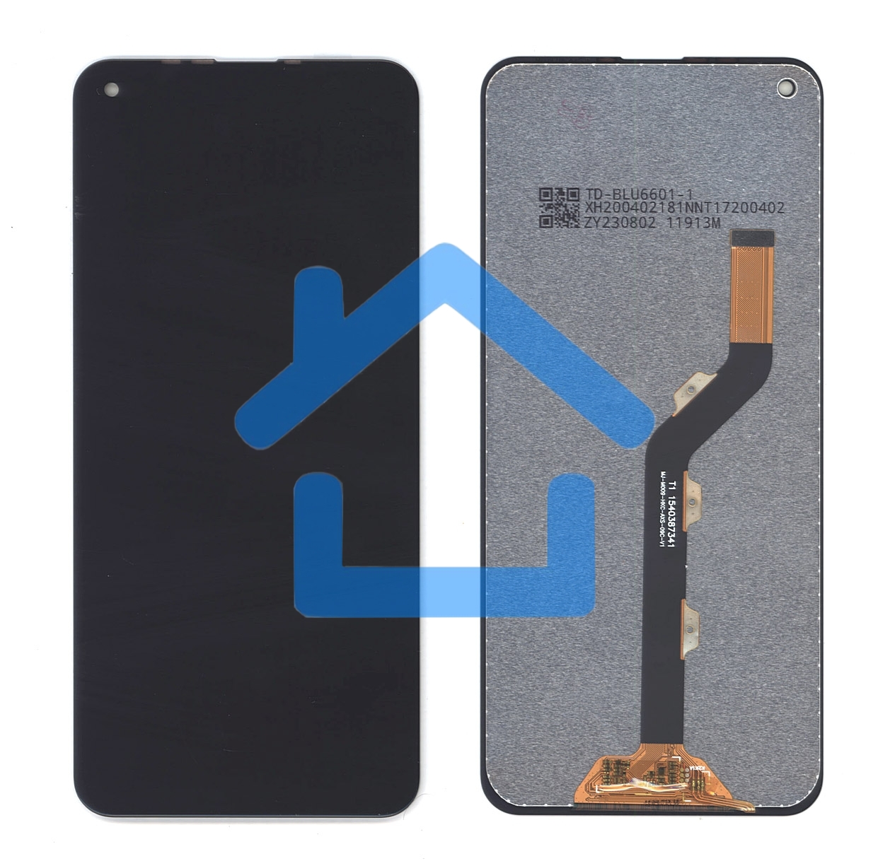 Дисплей для Tecno Spark 5 черный