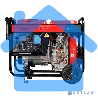 Электрогенератор дизельный FUBAG DS 5500 A ES, 5 кВт, 82 дБ, 110 кг