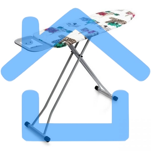 Доска гладильная Dogrular СИТИ, арт. 223712, цв. серый, 33/110см