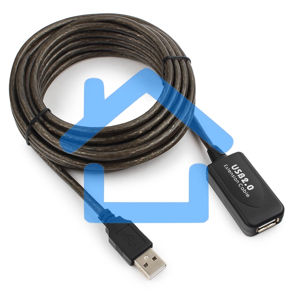 Кабель удлинитель USB 2.0 активный Gembird/Cablexpert UAE-01-5M, AM/AF, 5м