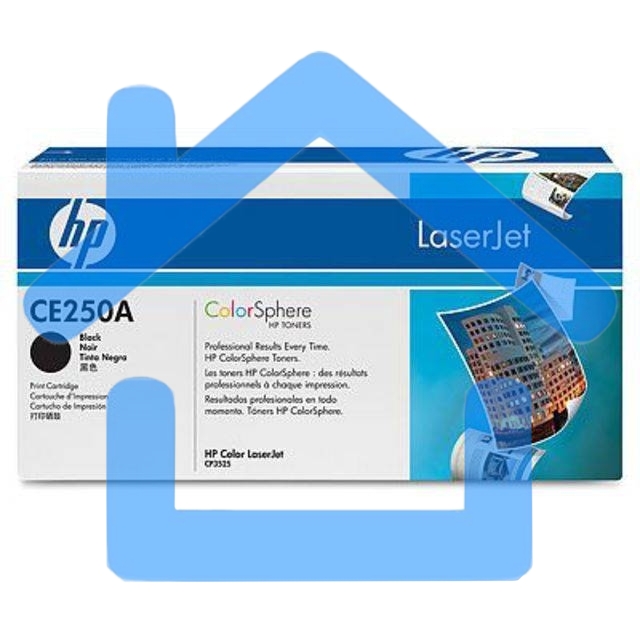 Картридж лазерный HP CE250A черный для CLJ CM3530/CP3525 5000стр.
