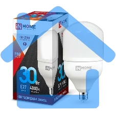 Лампа светодиодная LED-HP-PRO 30Вт 230В 4000К E27 2700лм IN HOME 4690612031071