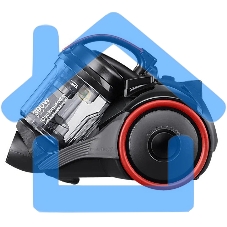 Пылесос Samsung VC15K4116VR/EV красный/черный, 390/1500 Вт, уборка сухая, пылесборник контейнер 1.3 л