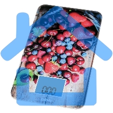 Весы кухонные BBK KS107G темно-синий/красный